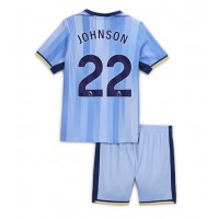 Maglia Calcio Tottenham Hotspur Brennan Johnson #22 Seconda Divisa Bambino 2024-25 Manica Corta (+ pantaloncini)